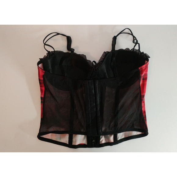 Delicates Plaid Corset Lingerie 36B - Picture 3 of 6